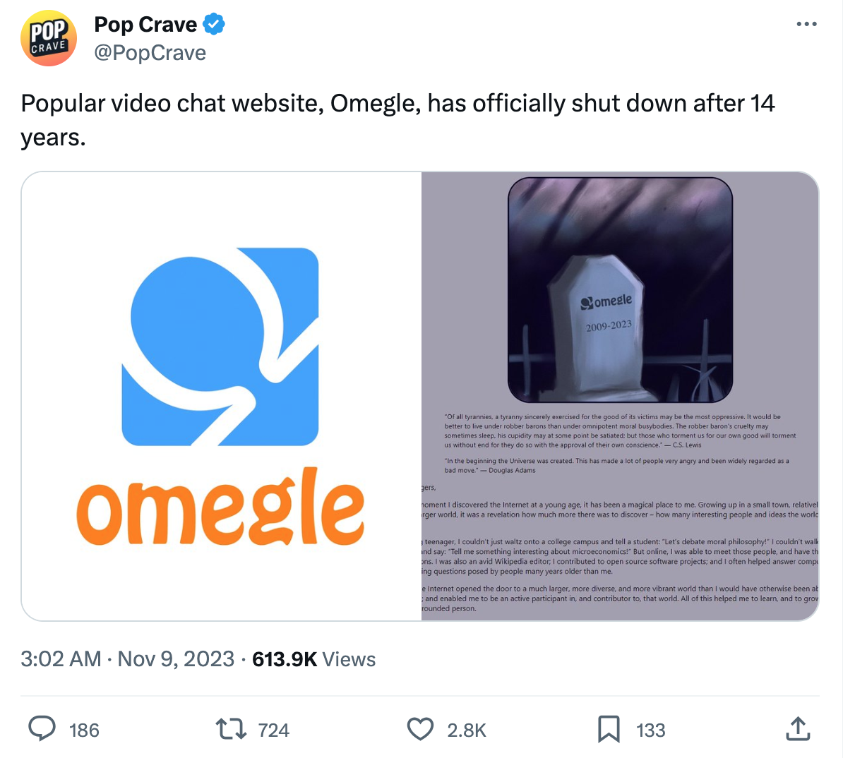 Omegle Twitter