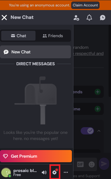 Privacy Tab